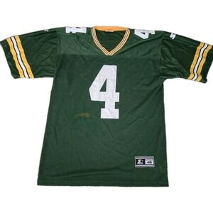VTG 90s Starter Green Bay Packers Brett Favre Jersey Sz Large 48 NFL Quarterback